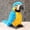 Blue, variant on Green Realistic Green Parrot Plush Stuffed Toy Soft Bird Animal Doll For Kids Home Decorative Ornaments
