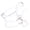 White, variant on 5Pcs Plastic Floating Keychain Pill Shape Float Key Ring Water Buoyant Keychains for Boating Fishing Kayak Surfing Sailing Outdoor Sports Accessories, 4.72 inches / 12 cm, White