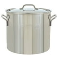 thumbnail image 1 of Open Box Bayou Classic 20 Quart Stainless Steel Kettle Stock Pot w/Domed Lid, 1 of 6