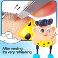 thumbnail image 3 of Juguete antiestrés para arrancar el pelo, juguete Mr Plucky, juguete para hacer estallar espinillas, juguetes para aliviar el estrés, lindo llavero, llavero de mochila, para una adicción a picar y no, 3 of 7