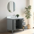 thumbnail image 5 of Vanity Art 36" Single Sink Bathroom Vanity Cabinet with Engineered Marble Countertop, 5 of 12