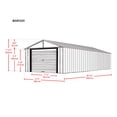 thumbnail image 4 of Arrow Murryhill 12 x 31 x 9 ft Grey Steel Garage, 4 of 15