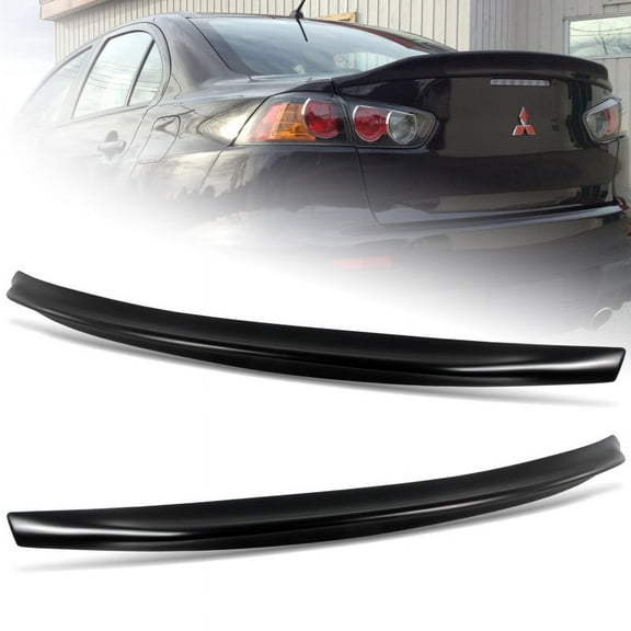 Stay Tuned Performance For 2008-2017 Mitsubishi Lancer EVO 10 Black ABS Rear Trunk Duck Lid Spoiler