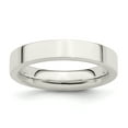 thumbnail image 1 of 925 Sterling Silver 4mm Comfort Fit Flat Size 7.5 Band Ring, 1 of 2