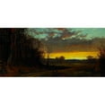thumbnail image 3 of Alfred Thompson Bricher 18x11 Black Modern Framed Museum Art Print Titled - Twilight in the Wilderness (1865), 3 of 5