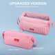 thumbnail image 4 of Estuche grande XCF para lápices suave con cremallera rosa, 4 of 4