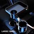 thumbnail image 2 of MesaSe Extenseur de Porte-Gobelets de Voiture avec Plateau Attachable 360 ° Rotation Voiture Téléphone Bouteille Stand Rack 2-en-1 Réglable Véhicule Eau Coupe Insert Ajustement 32-40oz Tasses pour Bouteille Alimentaire, 2 of 9