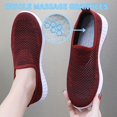 thumbnail image 3 of CHICVOMEY Women's Slip-On Walking Shoes Breathable Mesh Sneakers with Non-Slip Cushioned Sole for Travel Work Running Women's Athletic Shoes, 3 of 7
