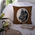 thumbnail image 3 of Carolines Treasures 7047PW1414 Scottish Terrier Fabric Decorative Pillow  14Hx14W multicolor, 3 of 4