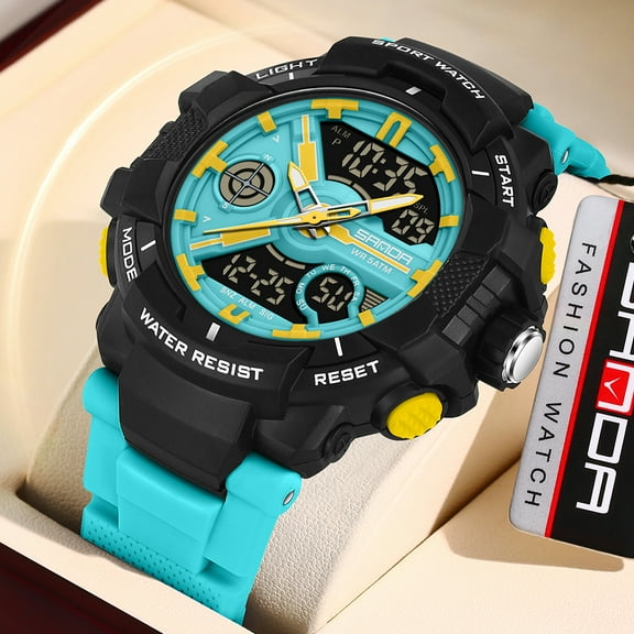 Men's Watch Waterproof Digital Sport Watch Military Digital Watches for men Alarm Back Light Classic Large face Watch