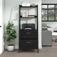 thumbnail image 5 of Frost 2-Drawer and 2-Shelf Wood File Cabinet, Reclaimed Black Oak, 5 of 9