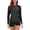 Dark Gray, variant on Fsqjgq Women's Swimsuits Rash Guard Sets Two Piece Long Sleeve Bathing Suit Summer Conservative Bathing Suit Bottom Beachwear S