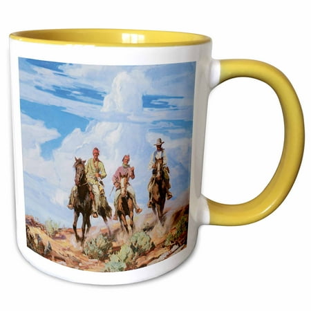 

Sons of the Desert by Carl Oscar Borg American West 11oz Two-Tone Yellow Mug mug-126677-8