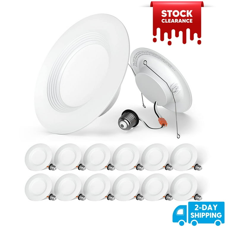 Clearence Bbounder LED Recessed Lighting with Baffle Trim 4
