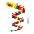 thumbnail image 4 of Milaget Dragon Ribbon Ornament Dragon Dancing Ribbon Poi for Performance Festival Kids Colorful dragon, 4 of 9