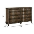 thumbnail image 5 of Benjara Deborah 68 Inch Dresser, 8 Drawers, Knobs and Drop Handles, Brown Wood, 5 of 6