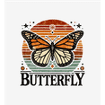 thumbnail image 2 of Butterfly Youth White Crew Neck Short Sleeve Tee-Medium, 2 of 4