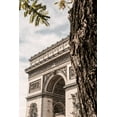 thumbnail image 2 of 1x Studio III 17x24 White Modern Wood Framed Museum Art Print Titled - Arc de Triomphe Paris, 2 of 4
