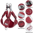 thumbnail image 2 of Dog Harness Soft Suede Fabric Pet Vest Step In Adjustable Reflective _jiue, 2 of 5