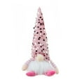 thumbnail image 1 of Muñecas navideñas sin rostro decoradas con sombreros de lentejuelas pueden ser lindos adornos de enanos., 1 of 7
