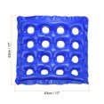 thumbnail image 2 of Uxcell Inflatable Seat Cushion, Portable Chair Cushion Backrest Air Seat Pad, Blue, 2 of 6