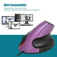 thumbnail image 4 of Optical Mouse, Vertical Mouse, Left/ Right/ Scroll Wheel Button Forward/ Backward/ DPI Switch 3200dpi for MAC OS for PC/ Laptop, 4 of 7