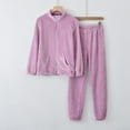 thumbnail image 4 of Sngxgn Women’s Outfits Short Sleeve Pullover and Long Pants Pajama Lounge Sets(Purple,XL), 4 of 7