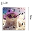 thumbnail image 2 of 10 Inch Wall Clock Battery Operated Silent Clock Decorative for Office, Kitchen, Outdoor, Living RoomOcean Sand Beach Cat Kitten Creative, 2 of 4
