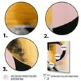 thumbnail image 3 of Designart Pink And Gold Art Deco IV Canvas Wall Art, 3 of 5