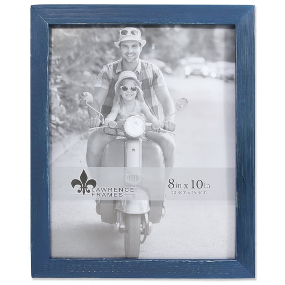 Lawrence Frames Wood Picture Frame, Blue
