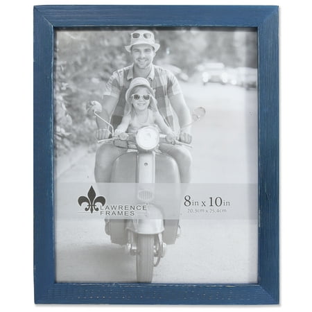 - 4x6 Charlotte Weathered Navy Blue Wood Picture Frame
