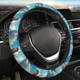 thumbnail image 5 of Salouo Blue Sky Winged Cat Print Elastic Car Steering Wheel Cover - 15'' Non-Slip Car Wheel Cover Protector - Universal Car Accessory for Diverse Cars, 5 of 6