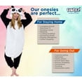 thumbnail image 5 of Silver Lilly Unisex Adult Plush Panda One Piece - Cosplay Animal Costume (Large), 5 of 6