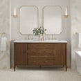 thumbnail image 6 of James Martin Vanities 485-V60D-BW-3ENC Myrrin 60" Double Basin Wood Vanity Set - White, 6 of 7