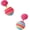 pink, variant on Handmade Colorful Asymmetry Seed Beads Round Ball Drop Dangle Bohemian Lightweight Earrings Summer Beach Boho Party Statement Jewelry for Women