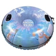 thumbnail image 4 of Inflatable Ski Ring PVC Sledding Tube Thicken Snow Tubing Winter Snow Tube with Handle, 4 of 8