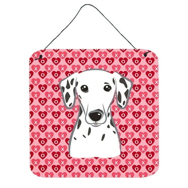 Carolines Treasures BB5280DS66 Dalmatian Wall or Door Hanging Prints 6HX6W multicolor