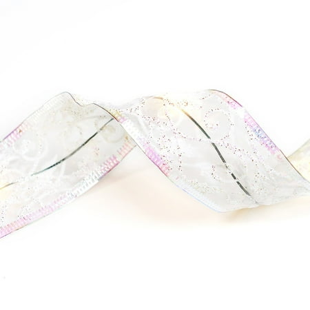 - 6 ft. Lighted Length - 1.5 in. Width - WHITE Ribbon - 18 WARM WHITE LEDs - 4 ft. Battery Lead Wire By S4 Lights