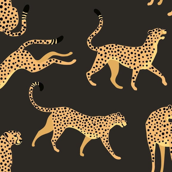 Cheetah Cheetah Peel and Stick Wallpaper