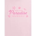 thumbnail image 7 of Wonder Nation Girls Delicate Paradise Graphic Tee with Short Sleeves, Sizes 4-18, 7 of 7