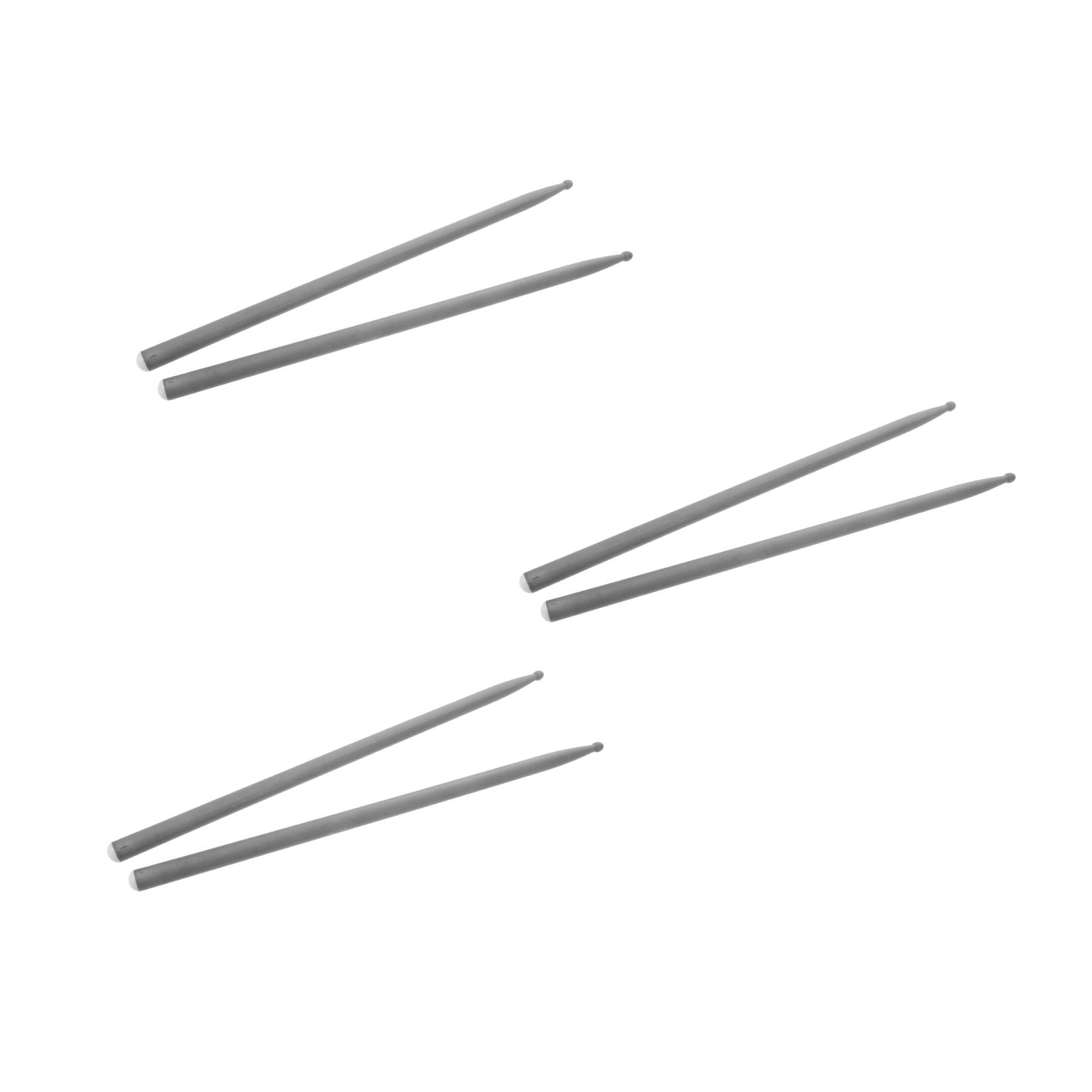 Raindrops 3 Pairs Carbon Fiber Drumsticks Set, Anti- Percussion Sticks for Drummers, Musical Instrument Accessories
