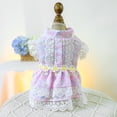 thumbnail image 1 of Zhuge Vestido para cachorro, bonito vestido de princesa para gato, falda para perro para perros pequeños, A48, XL, 1 of 4