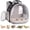 Black, variant on Guinea Pigs Bed Small Animal Bedding Donut-Shaped Burrowing Pet Bed Soft and Warm Hideaway with Spandex and Fleece Bottoms Cozy Carrier, Cage Accessories