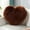 Brown, variant on Elainilye Heart-Shaped Pillow Faux Wool Long-Pile Plush Sofa Cushion for Living Room Bedside Decor Soft Comfort Cute Gift for Girls and Teens