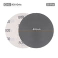 thumbnail image 2 of Uxcell 5 Inch 800 Grit Hook and Loop Wet Dry Usable Silicon Carbide C-Weight Backing  Sanding Disc 20Pack, 2 of 5