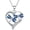 C-Blue Dragonfly, variant on Birthday Jewelry Gifts Sterling Silver Dragonfly/Dragon/Horse/Mushroom/Baseball/Basketball Pendant Necklace for Women