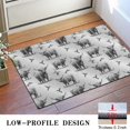 thumbnail image 3 of Gray Highland Cow Hummingbird Pattern Door Rugs,Washable Non Slip Door Mats Indoor,Decorative Door Mats,Entry Mat Indoor for Entrance,Bedroom,Kitchen,Bathroom,16"x24", 3 of 6
