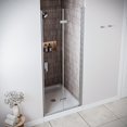 thumbnail image 4 of Bidente 32'' x 76'' Semi-Frameless Bi-Fold Shower Door with CrystalTech Treated 5/16'' Tempered, Clear Glass, Polished Chrome Hardware, SKU: AQ-1280-CH-L-R, 4 of 4