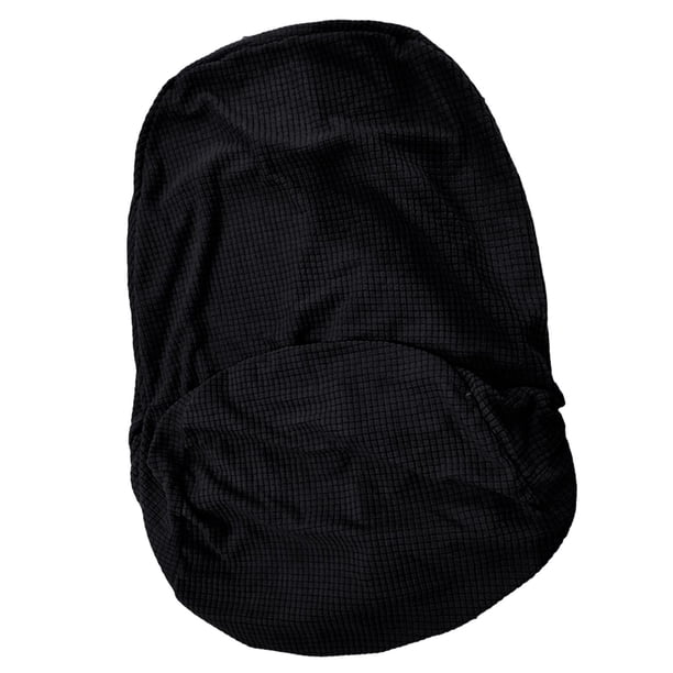 Funda de silla, protector de silla, extraíble, suave, estable, funda para sillón orejero, Negro