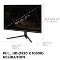 thumbnail image 4 of ViewSonic VX2728J 27 Inch Gaming Monitor 180hz 0.5ms 1080p IPS with FreeSync Premium, Advanced Ergonomics, HDMI, and DisplayPort, 4 of 5